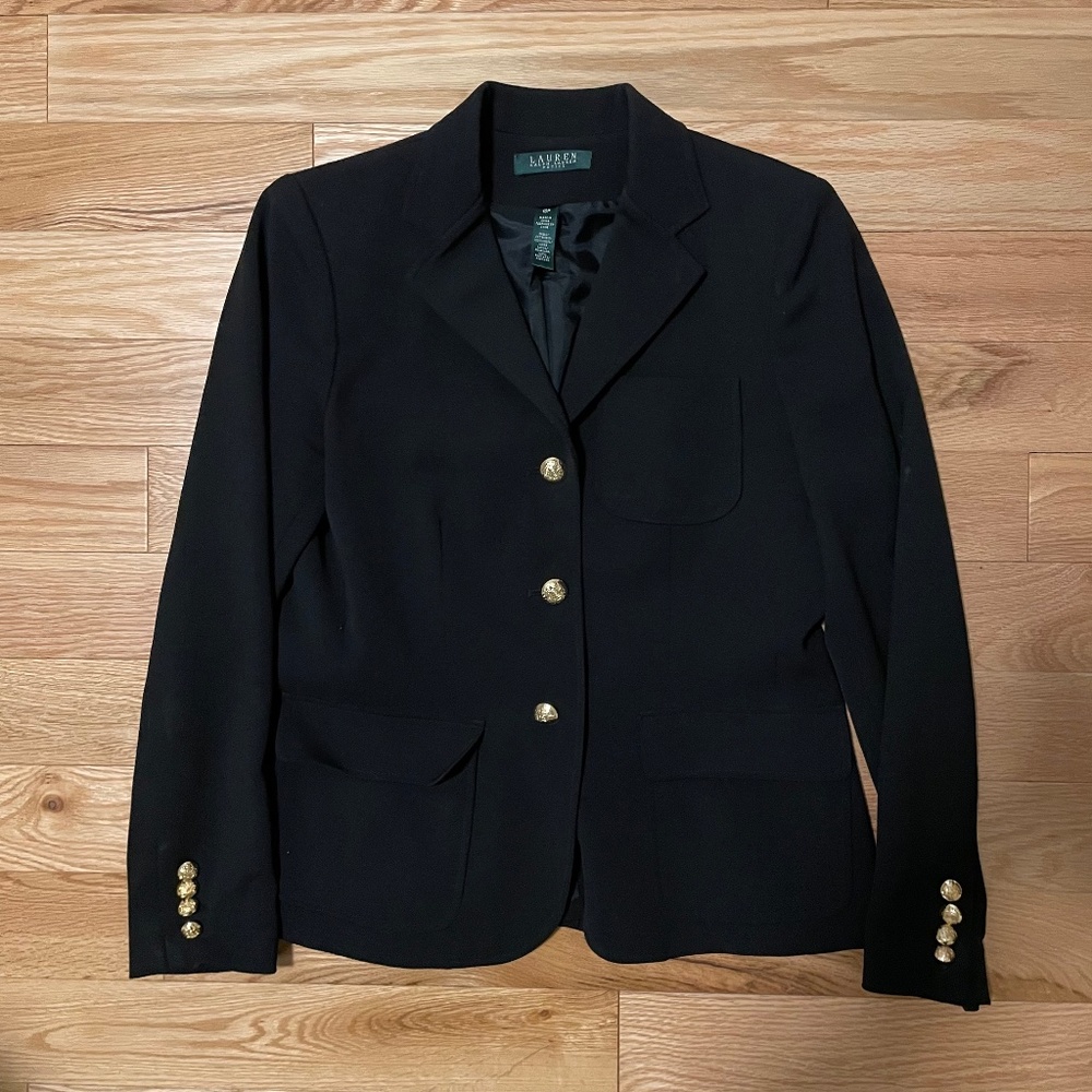 Vintage Ralph Lauren wool blend blazer